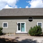 Home with Seamless Gutters and Gutter Helmets