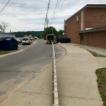 5inch-K-Style Gutter being unloaded from the Rainbow Seamless trailer