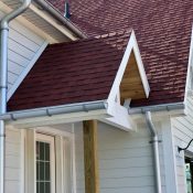 6inch-Half Round Gutter with fancy Brackets