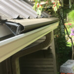 Gutter Helmet on a Metal Roof