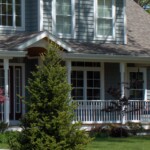 Home with Seamless Gutters and Gutter Helmets