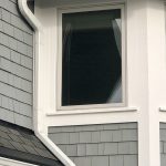 House with seamless gutters