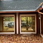 House with copper half round seamless gutters