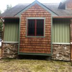 House with copper half round seamless gutters