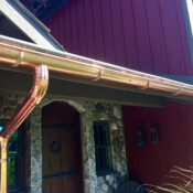 Half Round Copper Gutters