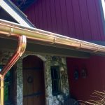 Half Round Copper Gutters