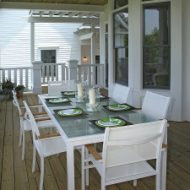 Under Deck Outdoor Dining Area