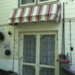 Awning over door